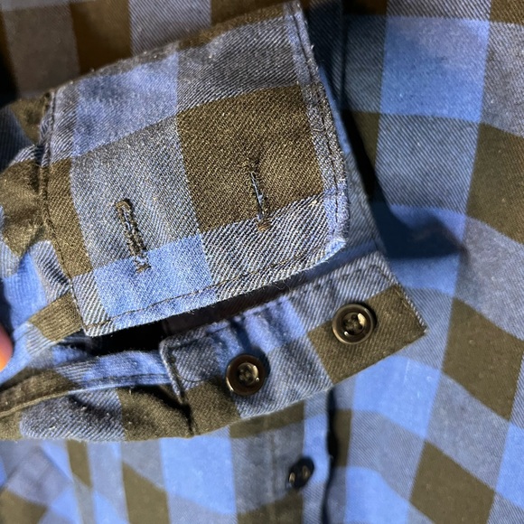 Plaid blouse dress M - Picture 3 of 4